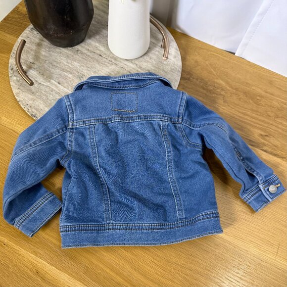 Bundle of Baby Gap Striped dress & Cat & Jack Jean Jacket Size 18 - 24 months - Picture 11 of 12